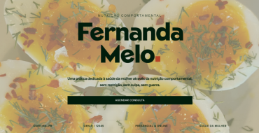 Projeto landing page nutricionista.